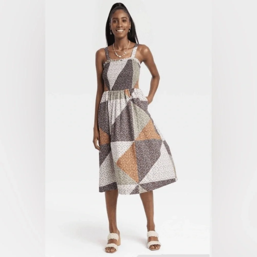 Universal Thread Patchwork Dress - Picture 2 of 7